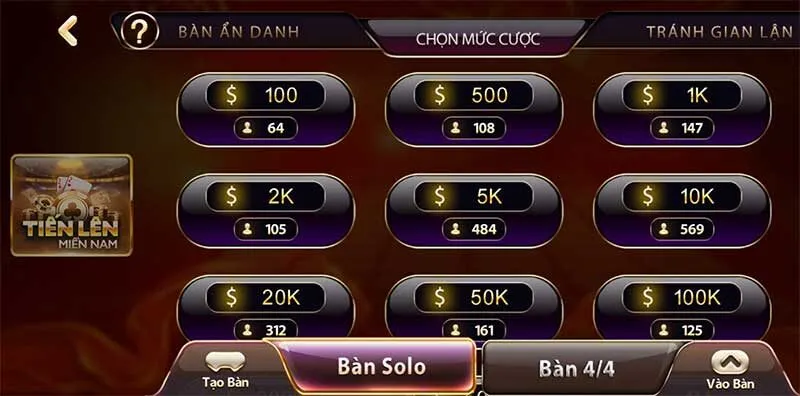 Cách chơi Tiến Lên chi tiết